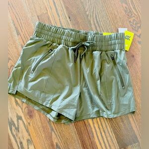 Olive Green Women's Shorts